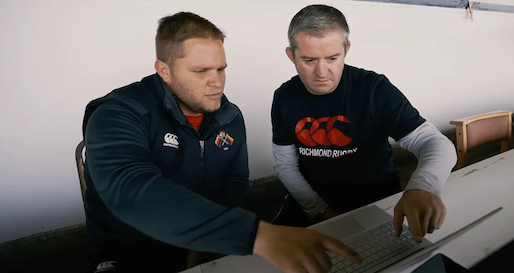 Richmond rugby coaches use analytics from Veo Cam 2